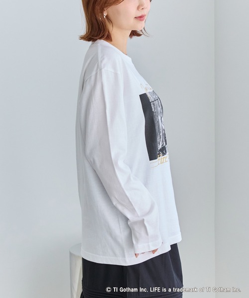 GOOD ROCK SPEED（グッドロックスピード）の「【GOOD ROCK SPEED】マリリン・モンロー｜LIFE PC フォトプリント ロンT（Tシャツ/カットソー・レディース・ホワイト/オフホワイト・F）」の14枚目の写真