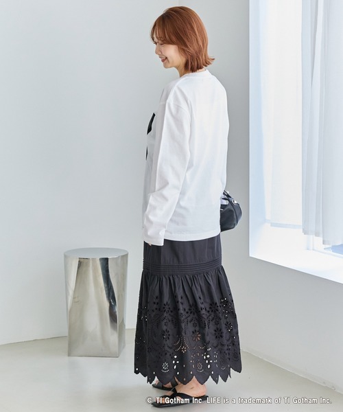 GOOD ROCK SPEED（グッドロックスピード）の「【GOOD ROCK SPEED】マリリン・モンロー｜LIFE PC フォトプリント ロンT（Tシャツ/カットソー・レディース・ホワイト/オフホワイト・F）」の20枚目の写真