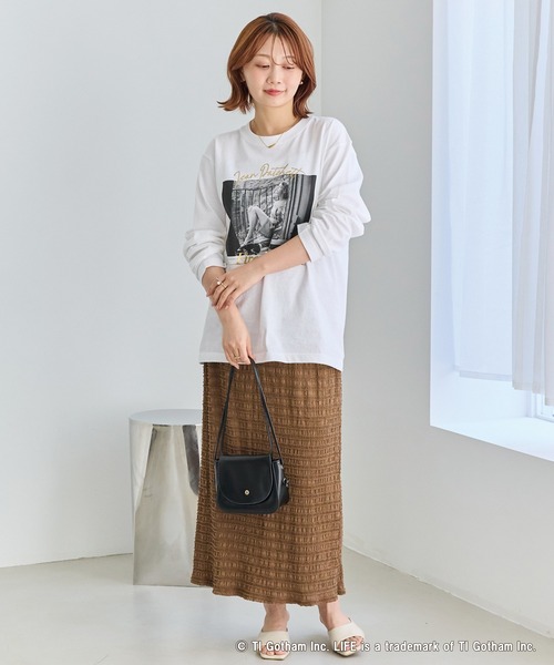 GOOD ROCK SPEED（グッドロックスピード）の「【GOOD ROCK SPEED】マリリン・モンロー｜LIFE PC フォトプリント ロンT（Tシャツ/カットソー・レディース・ホワイト/オフホワイト・F）」の22枚目の写真