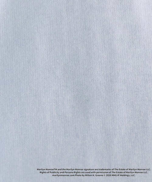 GOOD ROCK SPEED（グッドロックスピード）の「【GOOD ROCK SPEED】マリリン・モンロー｜LIFE PC フォトプリント ロンT（Tシャツ/カットソー・レディース・ホワイト/オフホワイト・F）」の7枚目の写真
