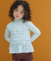 green label relaxing | GLR ギンガム ラッシュガード セット / 水着 / キッズ 100cm-130cm(水着)