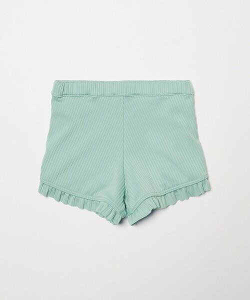 green label relaxing（グリーンレーベルリラクシング）の「GLR ギンガム ラッシュガード セット / 水着 / キッズ 100cm-130cm（水着・キッズ・ライラック/ライトブルー・130cm/120cm/110cm/100cm）」の3枚目の写真