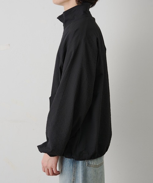 COLONY 2139（コロニートゥーワンスリーナイン）の「セットアップ対応 / ペーパーサッカースタンドブルゾン（ブルゾン・メンズ・チャコールグレー/ホワイト/ブラック・LARGE/MEDIUM）」の12枚目の写真