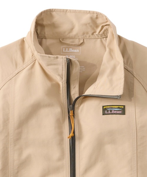 L.L.Bean(エルエルビーン)の「ジャパン・フィット マウンテン・クラシック・スタンド・カラー・ジャケット、カラーブロック ジャパン・フィット(ナイロンジャケット・メンズ・ベージュ系その他/ブラック・XX-LARGE/X-LARGE/LARGE/MEDIUM/SMALL)」の3枚目の写真