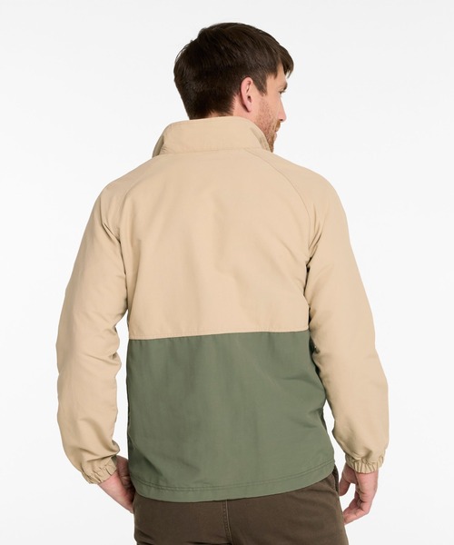 L.L.Bean(エルエルビーン)の「ジャパン・フィット マウンテン・クラシック・スタンド・カラー・ジャケット、カラーブロック ジャパン・フィット(ナイロンジャケット・メンズ・ベージュ系その他/ブラック・XX-LARGE/X-LARGE/LARGE/MEDIUM/SMALL)」の7枚目の写真