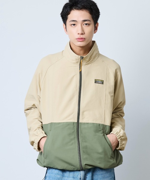 L.L.Bean(エルエルビーン)の「ジャパン・フィット マウンテン・クラシック・スタンド・カラー・ジャケット、カラーブロック ジャパン・フィット(ナイロンジャケット・メンズ・ベージュ系その他/ブラック・XX-LARGE/X-LARGE/LARGE/MEDIUM/SMALL)」の15枚目の写真