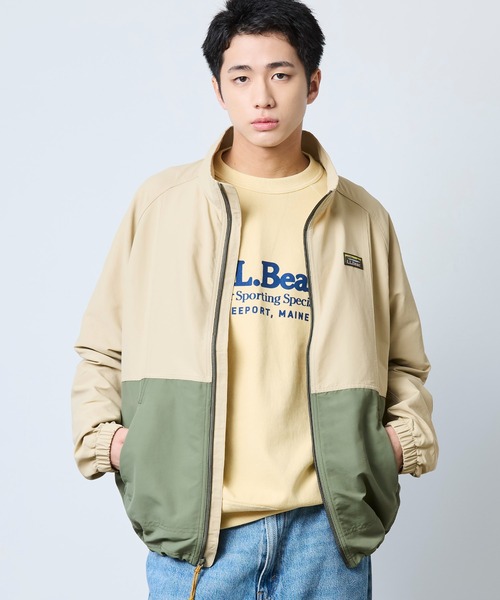 L.L.Bean(エルエルビーン)の「ジャパン・フィット マウンテン・クラシック・スタンド・カラー・ジャケット、カラーブロック ジャパン・フィット(ナイロンジャケット・メンズ・ベージュ系その他/ブラック・XX-LARGE/X-LARGE/LARGE/MEDIUM/SMALL)」の20枚目の写真