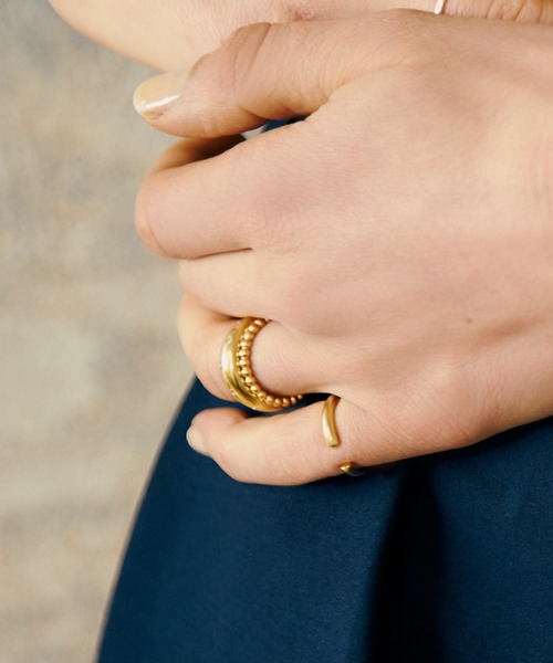 TEN.（テン）の「【新作】18KGP パスリング(9~15号)（リング・レディース・ゴールド・#9/#11/#13/#15）」の6枚目の写真