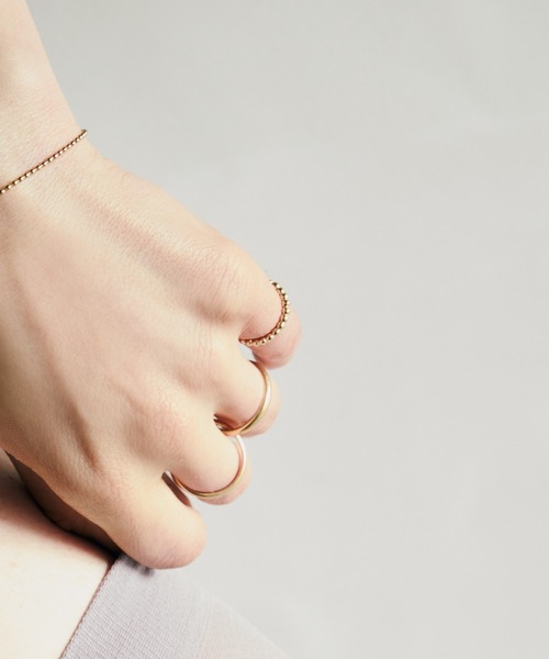 TEN.（テン）の「【新作】18KGP パスリング(9~15号)（リング・レディース・ゴールド・#9/#11/#13/#15）」の8枚目の写真