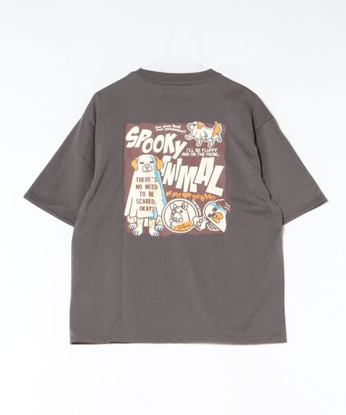 CORISCO(コリスコ)の「ゴーストアニマル柄TEE(M1)(Tシャツ/カットソー・メンズ・チャコールグレー/オートミール/ブラック/ホワイト・X-LARGE/MEDIUM/LARGE)」の20枚目の写真