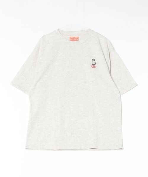 CORISCO(コリスコ)の「ゴーストアニマル柄TEE(M1)(Tシャツ/カットソー・メンズ・チャコールグレー/オートミール/ブラック/ホワイト・X-LARGE/MEDIUM/LARGE)」の8枚目の写真