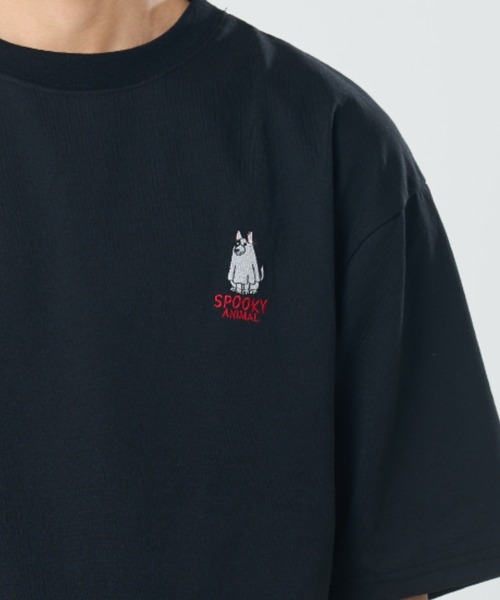 CORISCO(コリスコ)の「ゴーストアニマル柄TEE(M1)(Tシャツ/カットソー・メンズ・チャコールグレー/オートミール/ブラック/ホワイト・X-LARGE/MEDIUM/LARGE)」の15枚目の写真