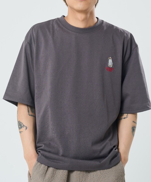 CORISCO(コリスコ)の「ゴーストアニマル柄TEE(M1)(Tシャツ/カットソー・メンズ・チャコールグレー/オートミール/ブラック/ホワイト・X-LARGE/MEDIUM/LARGE)」の17枚目の写真
