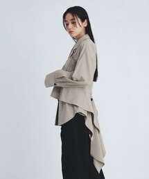 UNITED TOKYO | 【残りわずか！】レイヤードテーラーカラーシャツ｜ウォッシャブル/春服(シャツ/ブラウス)