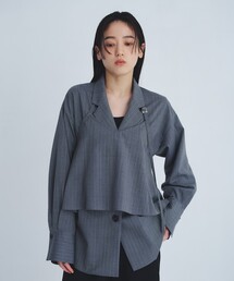 UNITED TOKYO | レイヤードテーラーカラーシャツ(シャツ/ブラウス)