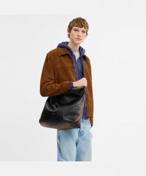 COACH（コーチ）の「モット メッセンジャー バッグ・ラブド レザー（メッセンジャーバッグ・メンズ・ブラック系その他・ONE）」の2枚目の写真