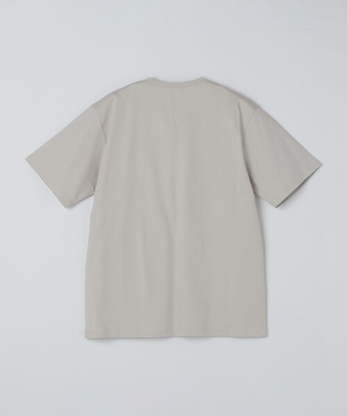 SHIPS Colors(シップス カラーズ)の「SHIPS Colors:〈抗菌防臭・接触冷感・UVカット〉シルケット コットン Vネック T◇(Tシャツ/カットソー・メンズ・ライトホワイト/ネイビー/ブラック/グレー/ベージュ・SMALL/X-LARGE/LARGE/MEDIUM)」の11枚目の写真
