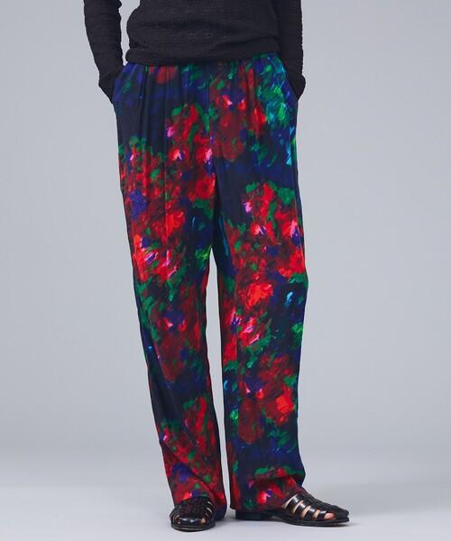 Rouge vif la cle(ルージュヴィフラクレ)の「【Le Melange/ル・メランジュ】フラワープリントイージーパンツ/ウエストゴム【WEB限定】(その他パンツ・レディース・その他・フリー)」の1枚目の写真