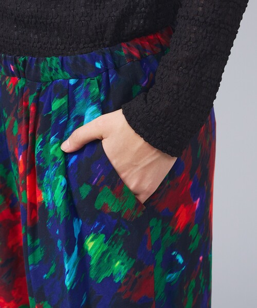 Rouge vif la cle(ルージュヴィフラクレ)の「【Le Melange/ル・メランジュ】フラワープリントイージーパンツ/ウエストゴム【WEB限定】(その他パンツ・レディース・その他・フリー)」の8枚目の写真