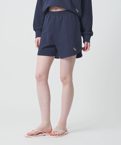 California General Store（California General Store）の「＜CGS.＞スウェット ショーツ / ウィメンズ（スウェットパンツ・レディース・ホワイト/ネイビー・M/S）」の3枚目の写真