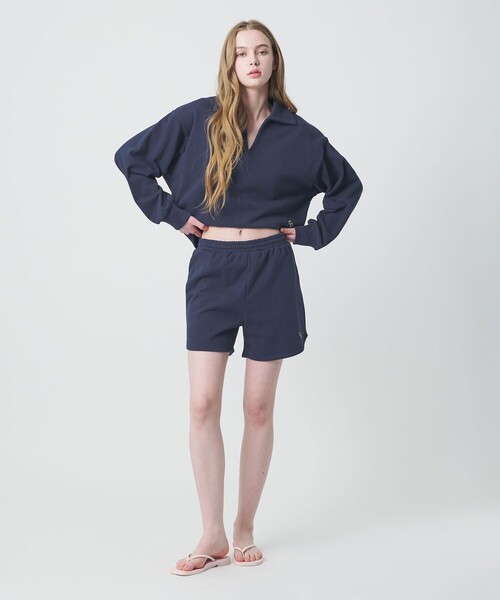 California General Store（California General Store）の「＜CGS.＞スウェット ショーツ / ウィメンズ（スウェットパンツ・レディース・ホワイト/ネイビー・M/S）」の6枚目の写真