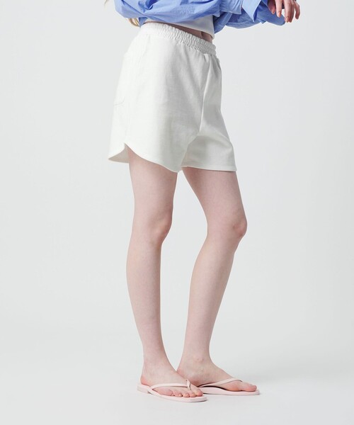 California General Store（California General Store）の「＜CGS.＞スウェット ショーツ / ウィメンズ（スウェットパンツ・レディース・ホワイト/ネイビー・M/S）」の8枚目の写真