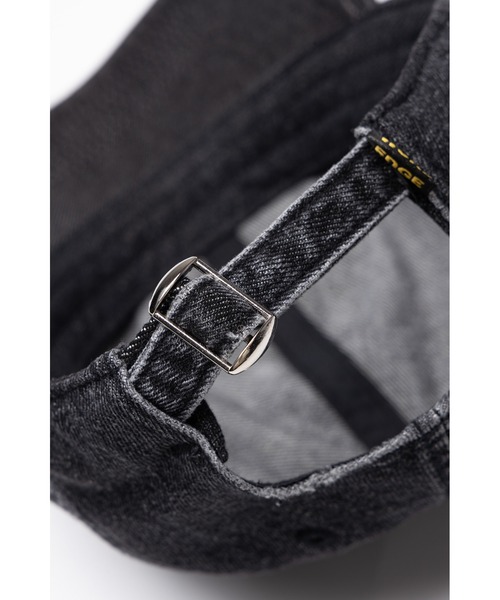 WOKE EDGE(ウォークエッジ)の「キャップ|Yin Yan Denim Cap|WOKE EDGE(キャップ・メンズ・ブラック・FREE)」の3枚目の写真