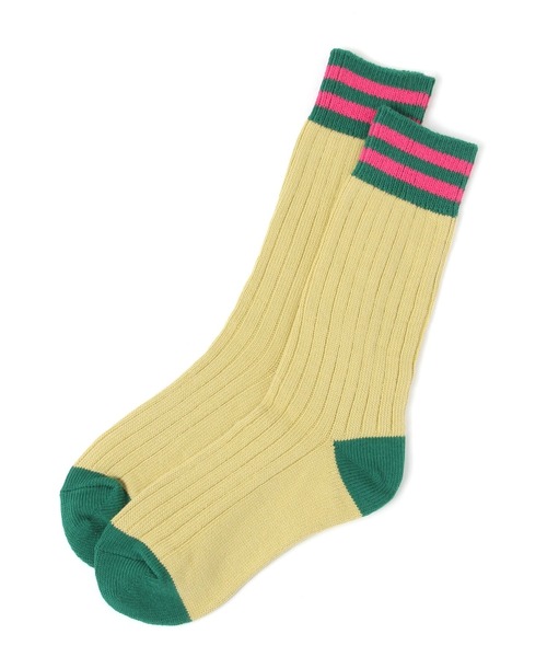 niko and...（ニコアンド）の「オリジナルカラーラインソックス（ソックス/靴下・レディース・オフホワイト/ブルー/グレー/マスタード・0）」の4枚目の写真