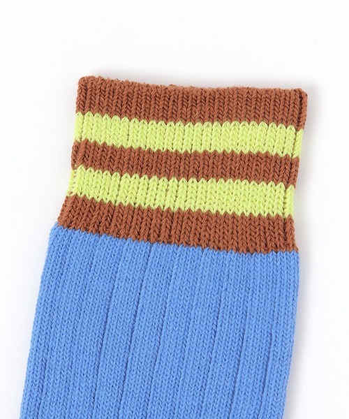 niko and...（ニコアンド）の「オリジナルカラーラインソックス（ソックス/靴下・レディース・オフホワイト/ブルー/グレー/マスタード・0）」の5枚目の写真