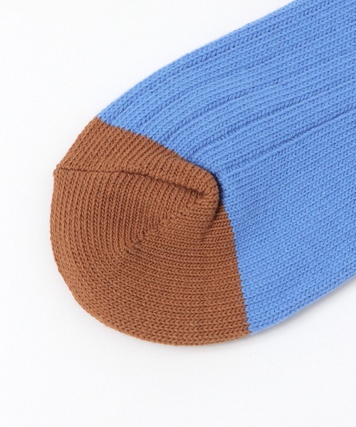 niko and...（ニコアンド）の「オリジナルカラーラインソックス（ソックス/靴下・レディース・オフホワイト/ブルー/グレー/マスタード・0）」の7枚目の写真