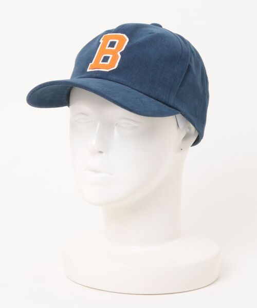 BRIXTON（ブリクストン）の「【BRIXTON/ブリクストン】BIG B MP ADJ（キャップ・メンズ・ホワイト×グリーン/ネイビー・FREE）」の2枚目の写真