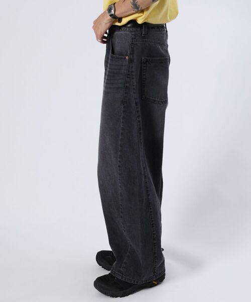 FFEIN（フェイン）の「【FFEIN（フェイン）】リアルヴィンテージバレルレッグデニムパンツ / デニム パンツ ボトムス ワイドシルエット デニム カーブ（その他パンツ・メンズ・ブルー/ブラック/ネイビー・SMALL/X-SMALL/LARGE/MEDIUM）」の9枚目の写真