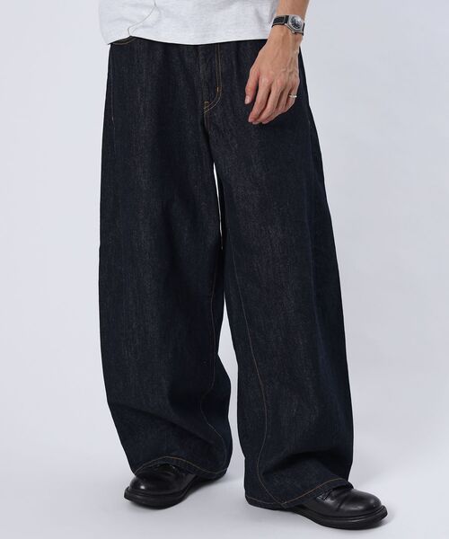 FFEIN（フェイン）の「【FFEIN（フェイン）】リアルヴィンテージバレルレッグデニムパンツ / デニム パンツ ボトムス ワイドシルエット デニム カーブ（その他パンツ・メンズ・ブルー/ブラック/ネイビー・SMALL/X-SMALL/LARGE/MEDIUM）」の12枚目の写真