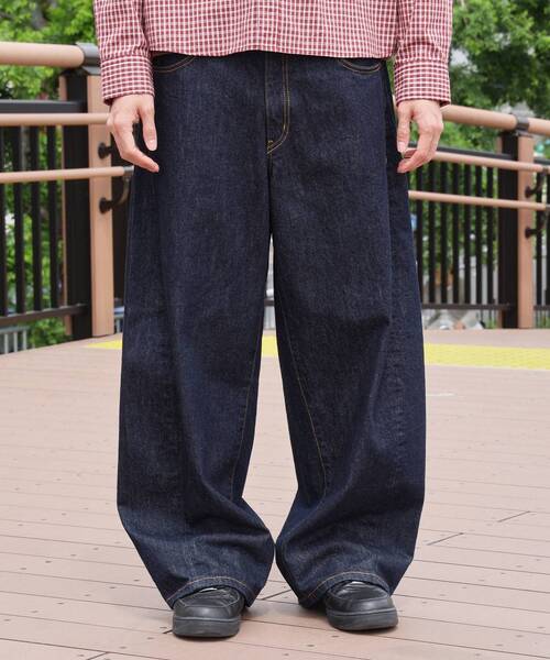 FFEIN（フェイン）の「【FFEIN（フェイン）】リアルヴィンテージバレルレッグデニムパンツ / デニム パンツ ボトムス ワイドシルエット デニム カーブ（その他パンツ・メンズ・ブルー/ブラック/ネイビー・SMALL/X-SMALL/LARGE/MEDIUM）」の19枚目の写真