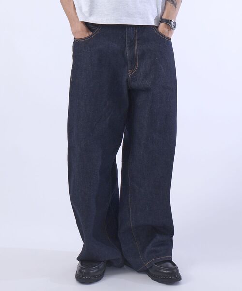 FFEIN（フェイン）の「【FFEIN（フェイン）】リアルヴィンテージバレルレッグデニムパンツ / デニム パンツ ボトムス ワイドシルエット デニム カーブ（その他パンツ・メンズ・ブルー/ブラック/ネイビー・SMALL/X-SMALL/LARGE/MEDIUM）」の21枚目の写真