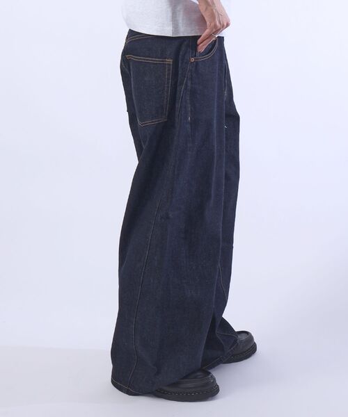 FFEIN（フェイン）の「【FFEIN（フェイン）】リアルヴィンテージバレルレッグデニムパンツ / デニム パンツ ボトムス ワイドシルエット デニム カーブ（その他パンツ・メンズ・ブルー/ブラック/ネイビー・SMALL/X-SMALL/LARGE/MEDIUM）」の22枚目の写真