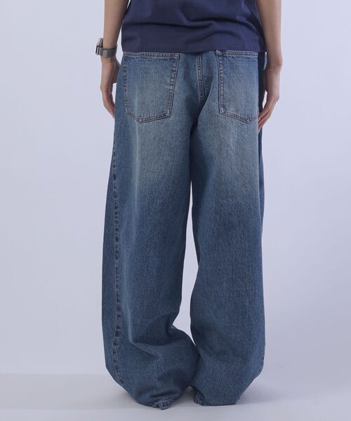 FFEIN(フェイン)の「【FFEIN(フェイン)】リアルヴィンテージバレルレッグデニムパンツ / デニム パンツ ボトムス ワイドシルエット デニム カーブ(デニムパンツ・メンズ・ブルー/ブラック/ネイビー・SMALL/X-SMALL/LARGE/MEDIUM)」の22枚目の写真