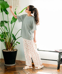FRUIT OF THE LOOM（フルーツオブザルーム）の「FRUIT OF THE LOOM × FREAK'S STORE/フルーツオブザルーム 別注 無地Tシャツハートパンツ ルームセット/パジャマセット（ルームウェア/パジャマ）」