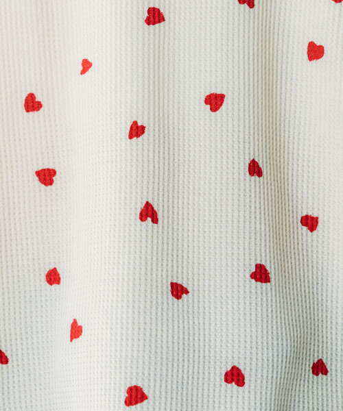 FREAK'S STORE(フリークスストア)の「FRUIT OF THE LOOM × FREAK'S STORE/フルーツオブザルーム 別注 無地Tシャツハートパンツ ルームセット/パジャマセット(ルームウェア/パジャマ・レディース・グレー/オフホワイト・SMALL/MEDIUM)」の15枚目の写真