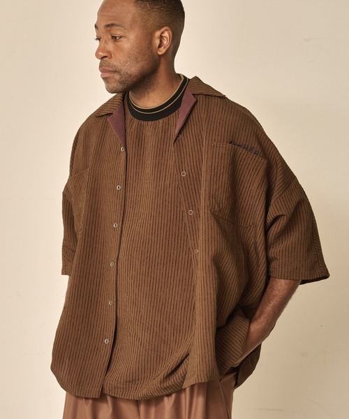 Kelen(ケレン)の「「KELEN MENS / ケレン メンズ」POSTIE(シャツ/ブラウス・メンズ・ブラック/ブラウン/イエロー・38/40/42)」の2枚目の写真