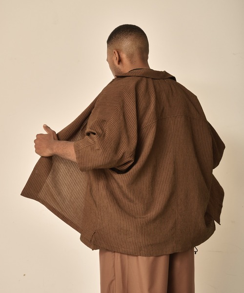 Kelen(ケレン)の「「KELEN MENS / ケレン メンズ」POSTIE(シャツ/ブラウス・メンズ・ブラック/ブラウン/イエロー・38/40/42)」の7枚目の写真