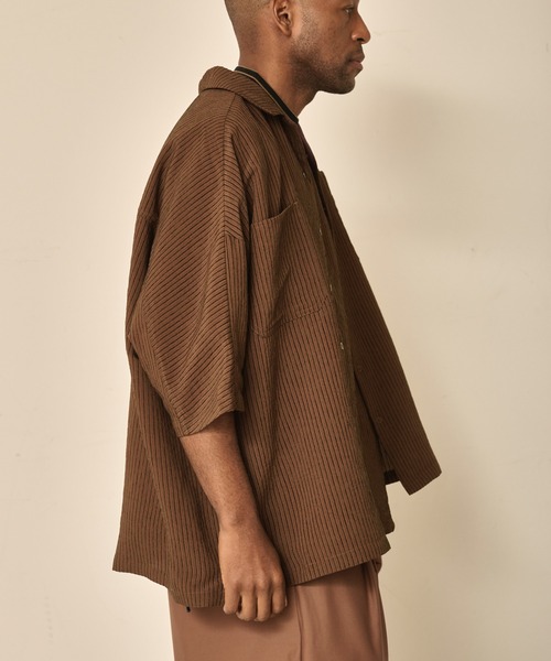 Kelen(ケレン)の「「KELEN MENS / ケレン メンズ」POSTIE(シャツ/ブラウス・メンズ・ブラック/ブラウン/イエロー・38/40/42)」の10枚目の写真