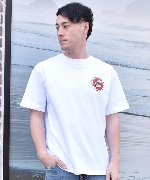 SANTA CRUZ(サンタクルーズ)の「【ムラサキスポーツ限定】SANTA CRUZ/サンタクルーズ 半袖 Tシャツ バックプリント PEACE FOR NOTO SS TEE 502262408(Tシャツ/カットソー・メンズ・ホワイト/シルバーグレー/グリーン/ブラック・XS/S/M/L/XL)」の5枚目の写真