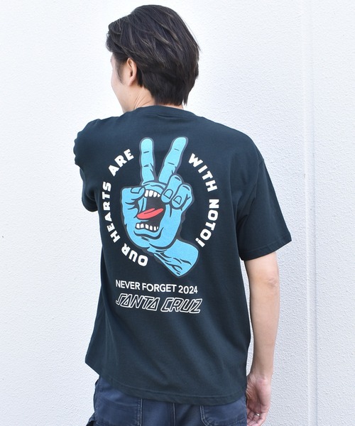 SANTA CRUZ(サンタクルーズ)の「【ムラサキスポーツ限定】SANTA CRUZ/サンタクルーズ 半袖 Tシャツ バックプリント PEACE FOR NOTO SS TEE 502262408(Tシャツ/カットソー・メンズ・ホワイト/シルバーグレー/グリーン/ブラック・XS/S/M/L/XL)」の13枚目の写真