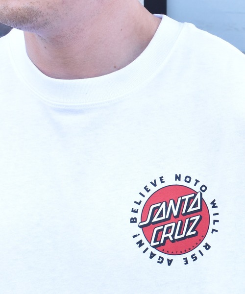 SANTA CRUZ(サンタクルーズ)の「【ムラサキスポーツ限定】SANTA CRUZ/サンタクルーズ 半袖 Tシャツ バックプリント PEACE FOR NOTO SS TEE 502262408(Tシャツ/カットソー・メンズ・ホワイト/シルバーグレー/グリーン/ブラック・XS/S/M/L/XL)」の10枚目の写真