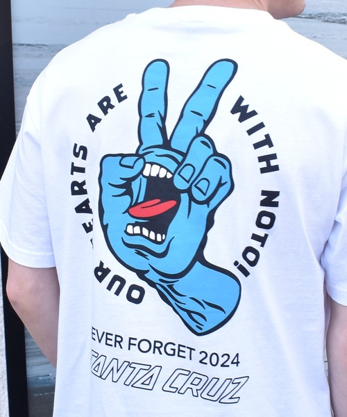 SANTA CRUZ(サンタクルーズ)の「【ムラサキスポーツ限定】SANTA CRUZ/サンタクルーズ 半袖 Tシャツ バックプリント PEACE FOR NOTO SS TEE 502262408(Tシャツ/カットソー・メンズ・ホワイト/シルバーグレー/グリーン/ブラック・XS/S/M/L/XL)」の11枚目の写真