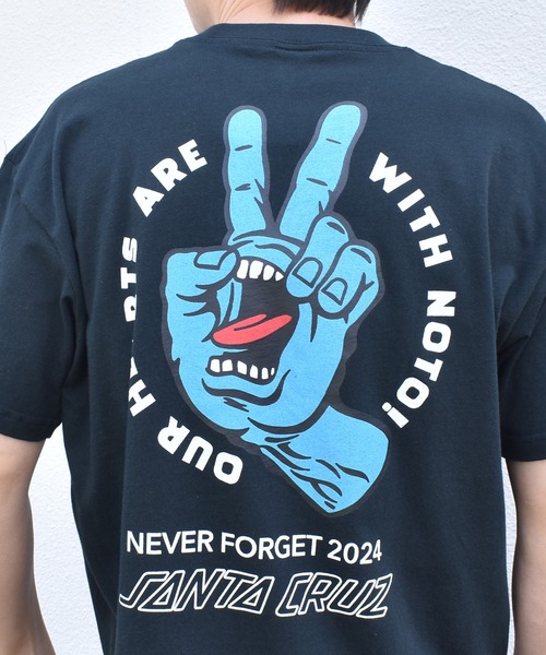 SANTA CRUZ(サンタクルーズ)の「【ムラサキスポーツ限定】SANTA CRUZ/サンタクルーズ 半袖 Tシャツ バックプリント PEACE FOR NOTO SS TEE 502262408(Tシャツ/カットソー・メンズ・ホワイト/シルバーグレー/グリーン/ブラック・XS/S/M/L/XL)」の17枚目の写真