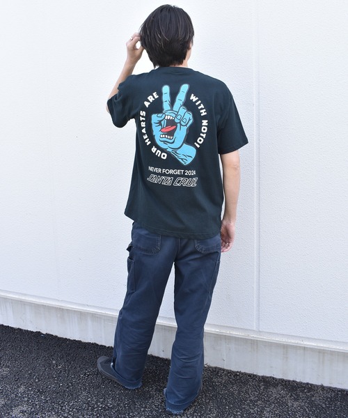 SANTA CRUZ(サンタクルーズ)の「【ムラサキスポーツ限定】SANTA CRUZ/サンタクルーズ 半袖 Tシャツ バックプリント PEACE FOR NOTO SS TEE 502262408(Tシャツ/カットソー・メンズ・ホワイト/シルバーグレー/グリーン/ブラック・XS/S/M/L/XL)」の15枚目の写真