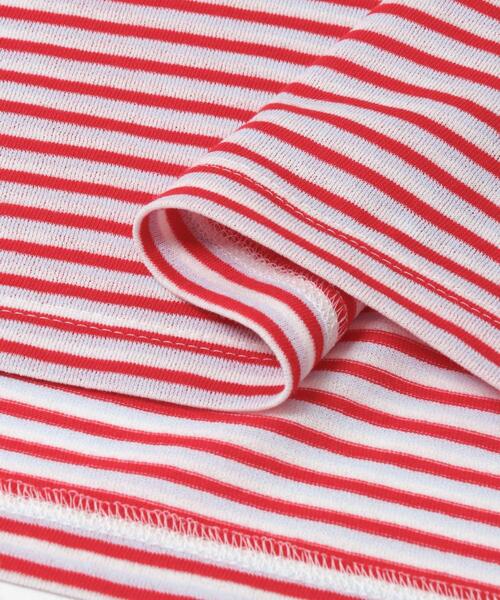 URBAN RESEARCH（アーバンリサーチ）の「マルチボーダー2WAYカットソー（Tシャツ/カットソー・レディース・オフホワイト/ベージュ/レッド・FREE）」の11枚目の写真