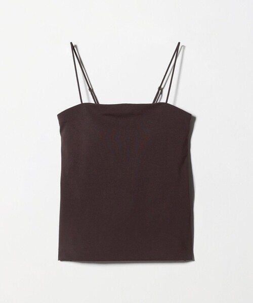 green label relaxing（グリーンレーベルリラクシング）の「ベアトップキャミソール（キャミソール・レディース・ブラック/ダークブラウン/オフホワイト・M/S/L）」の3枚目の写真
